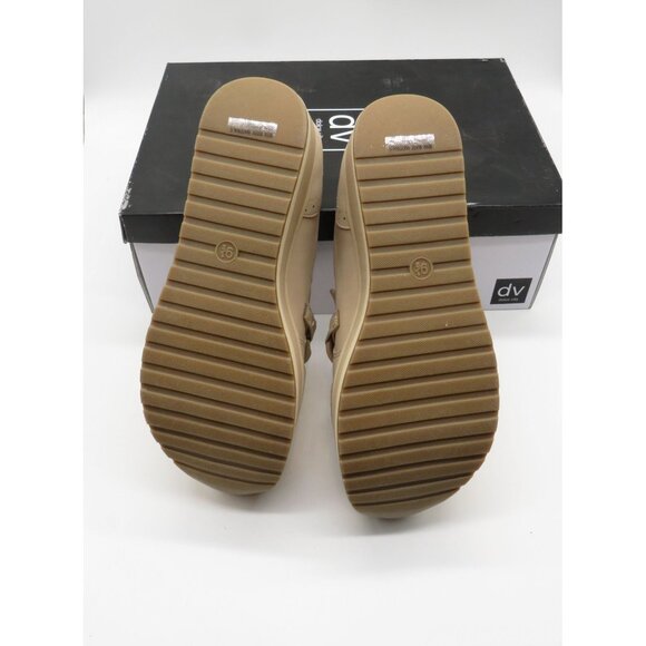 Dolce Vita Women's Beige Platform Loafers 9.5 Chain Detail NEW - Picture 2 of 7